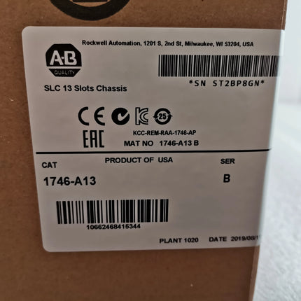 1746-A13 Allen Bradley PLC