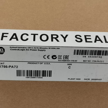 1756-PA72 Allen Bradley PLC
