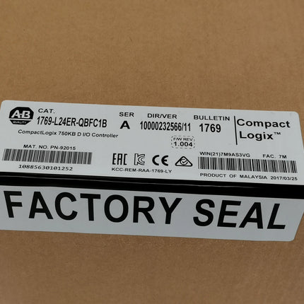1769-L24ER-QBFC1B Allen Bradley PLC