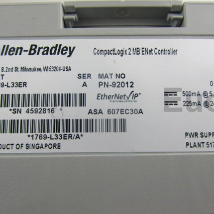 1769-L33ERM Allen Bradley PLC