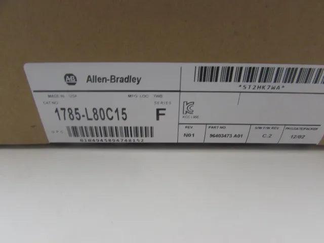 1785-L80C15 Allen Bradley PLC