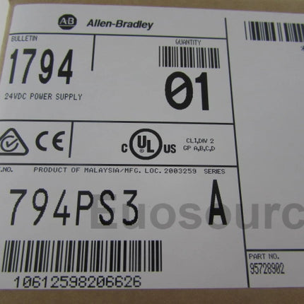 1794PS3 Allen Bradley PLC