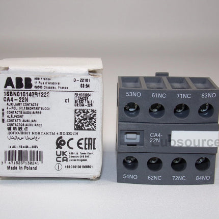 1SBN010140R1222 ABB AUXILIARY CONTACT BLOCK