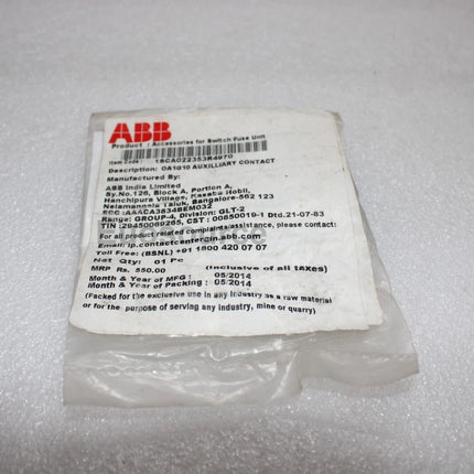 1SDA104843R1 ABB AUXILIARY CONTACT