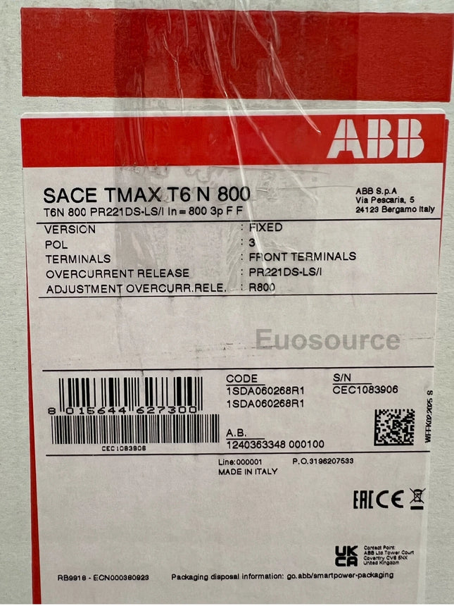 1SCA022865R9510 OHB200J12 ABB AUXILIARY CONTACT