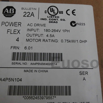 22A-A4P5N104 Allen Bradley PLC