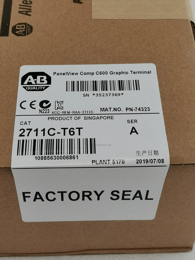 2711C-T6T Allen Bradley Touch Screen