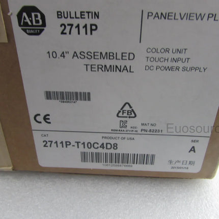 2711P-T10C4D8 Allen Bradley Touch Screen