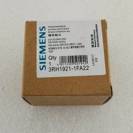 3RH1921-1FA22 Siemens Contactor