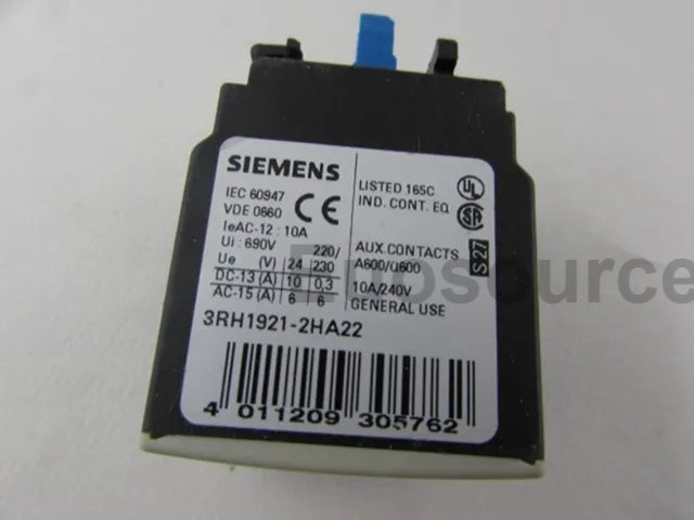 3RH1921-2HA22 Siemens Contactor