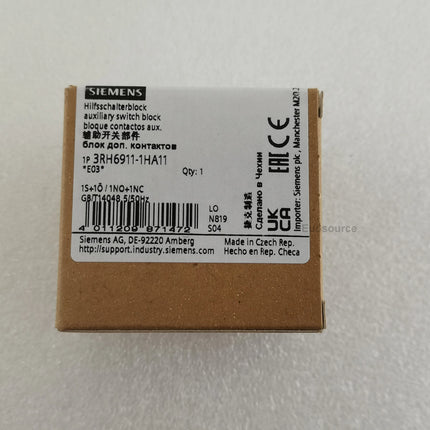 3RH6911-1HA11 Siemens Contactor
