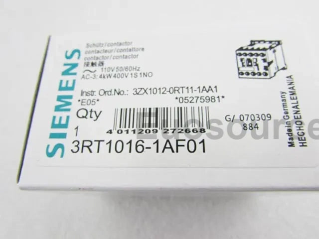 3RT1016-1AF01 Siemens Contactors