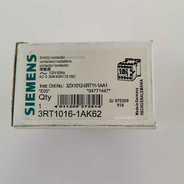 3RT1016-1AK62 Siemens Contactors