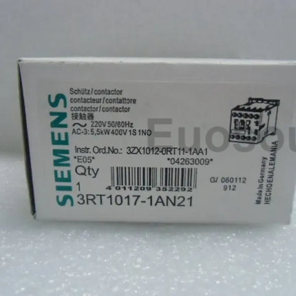 3RT1017-1AN21 Siemens Contactors