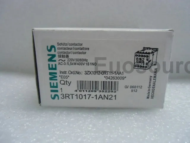 3RT1017-1AN21 Siemens Contactors