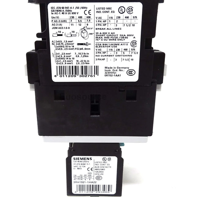3RT1024-1AF04 Siemens Power Contactor