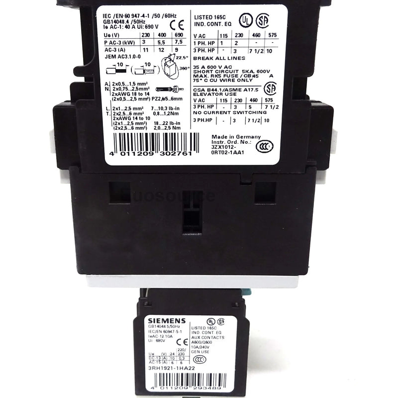 3RT1024-1AF04 Siemens Power Contactor