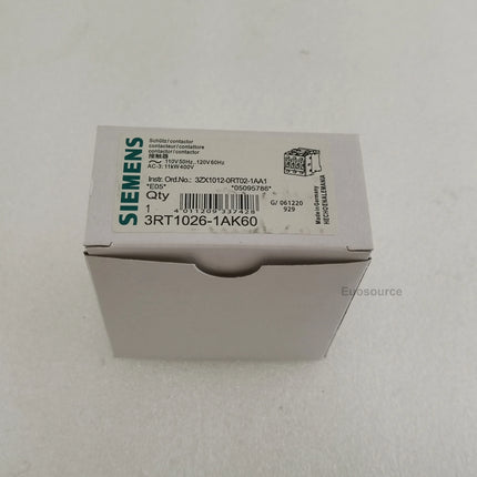 3RT1026-1AK60 Siemens Contactors