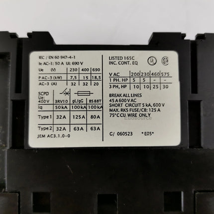 3RT1034-1AK64 Siemens Contactors