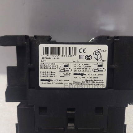 3RT1034-1AL20 Siemens Power Contactor