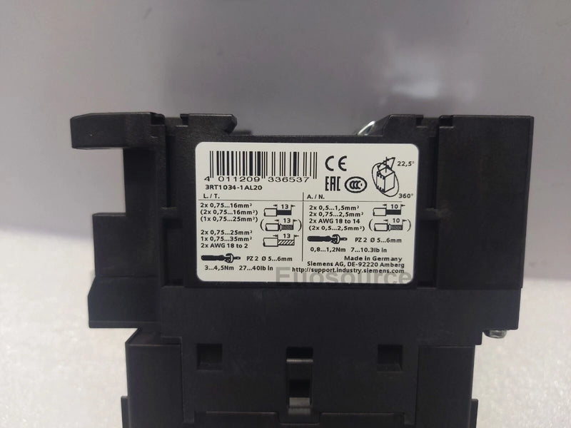3RT1034-1AL20 Siemens Power Contactor
