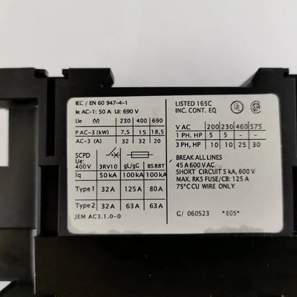 3RT1034-1AL20 Siemens Contactors
