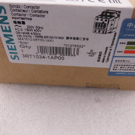 3RT1034-1AP00 Siemens Contactors
