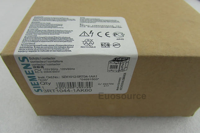 3RT1044-1AK60 Siemens Contactors