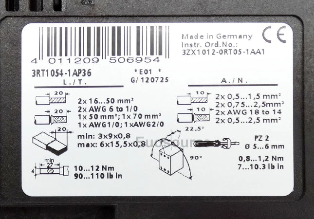 3RT1054-1AP36 Siemens Power Contactor