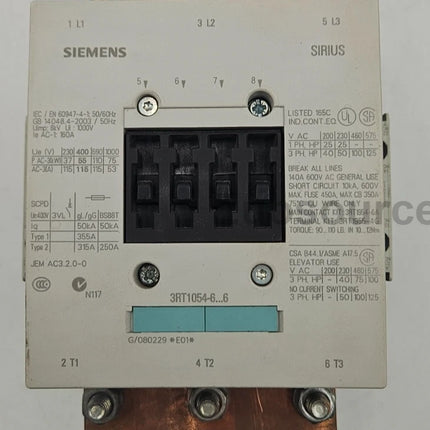3RT1054-6AF36 Siemens Power Contactor