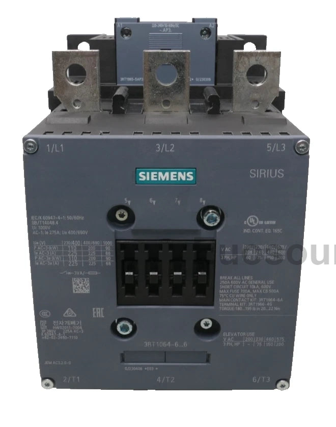 3RT1064-6AP36 Siemens Power Contactor
