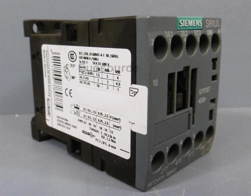 3RT2015-1BB41 Siemens Power Contactor