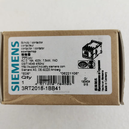 3RT2018-1BB41 Siemens Contactors