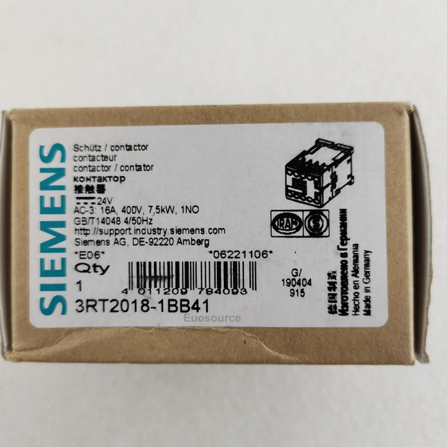 3RT2018-1BB41 Siemens Contactors