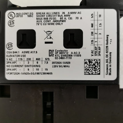 3RT2024-1AN20 Siemens Contactors