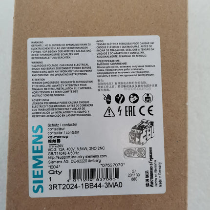 3RT2024-1BB44-3MA0 Siemens Contactors