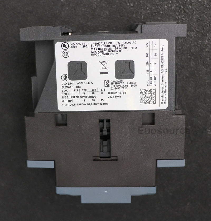 3RT2025-1AP00 Siemens Power Contactor