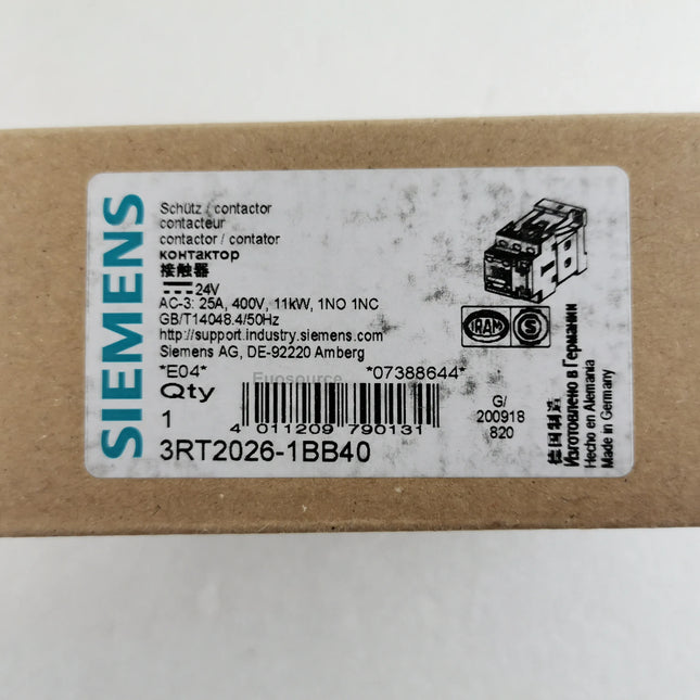 3RT2026-1BB40 Siemens Contactors