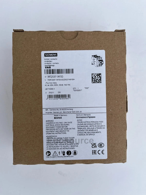 3RT2037-1AF00 Siemens Power Contactor