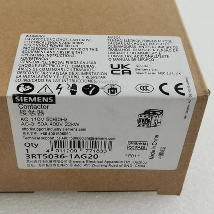 3RT5036-1AG20 Siemens Contactors