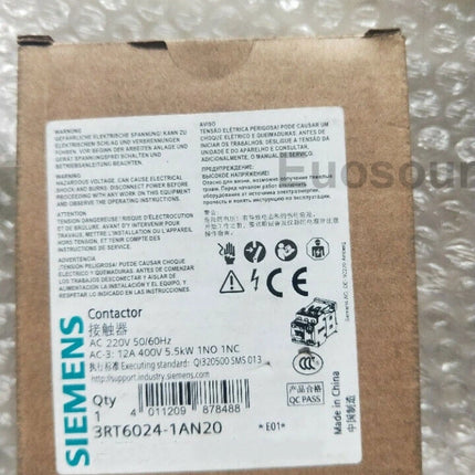 3RT6024-1AN20 Siemens Power Contactor