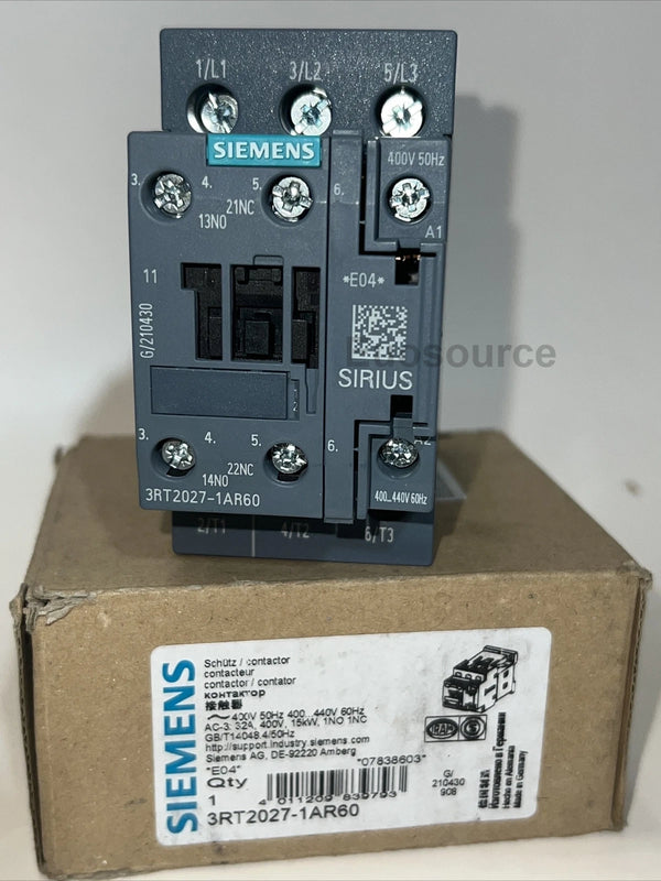 3RT6027-1AR60 Siemens Power Contactor