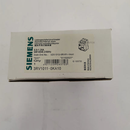 3RV1011-0KA10 Siemens Circuit Breaker