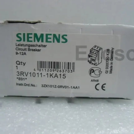 3RV1021-0JA10 Siemens Circuit Breaker