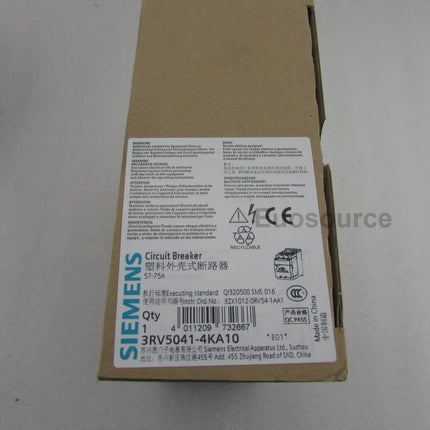 3RV5041-4MA10 Siemens Circuit Breaker