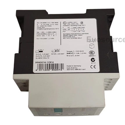 3RW3016-1CB14 Siemens Soft Starter