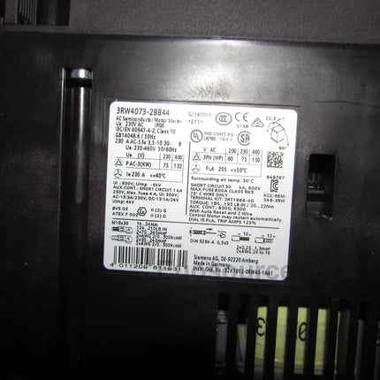 3RW4073-2BB44 Siemens Soft Starter