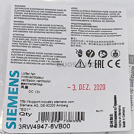 3RW4947-8VB00 Siemens Soft Starter