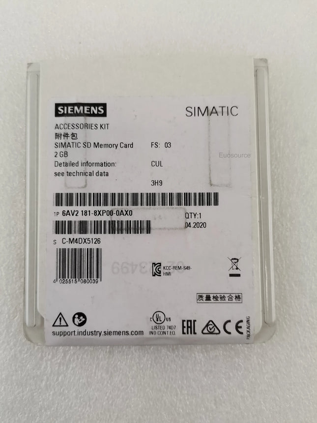 6AV2181-8XP00-0AX0 Siemens Touch Screen