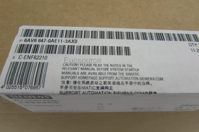6AV6640-0AA00-0AX0 Siemens Touch Screen